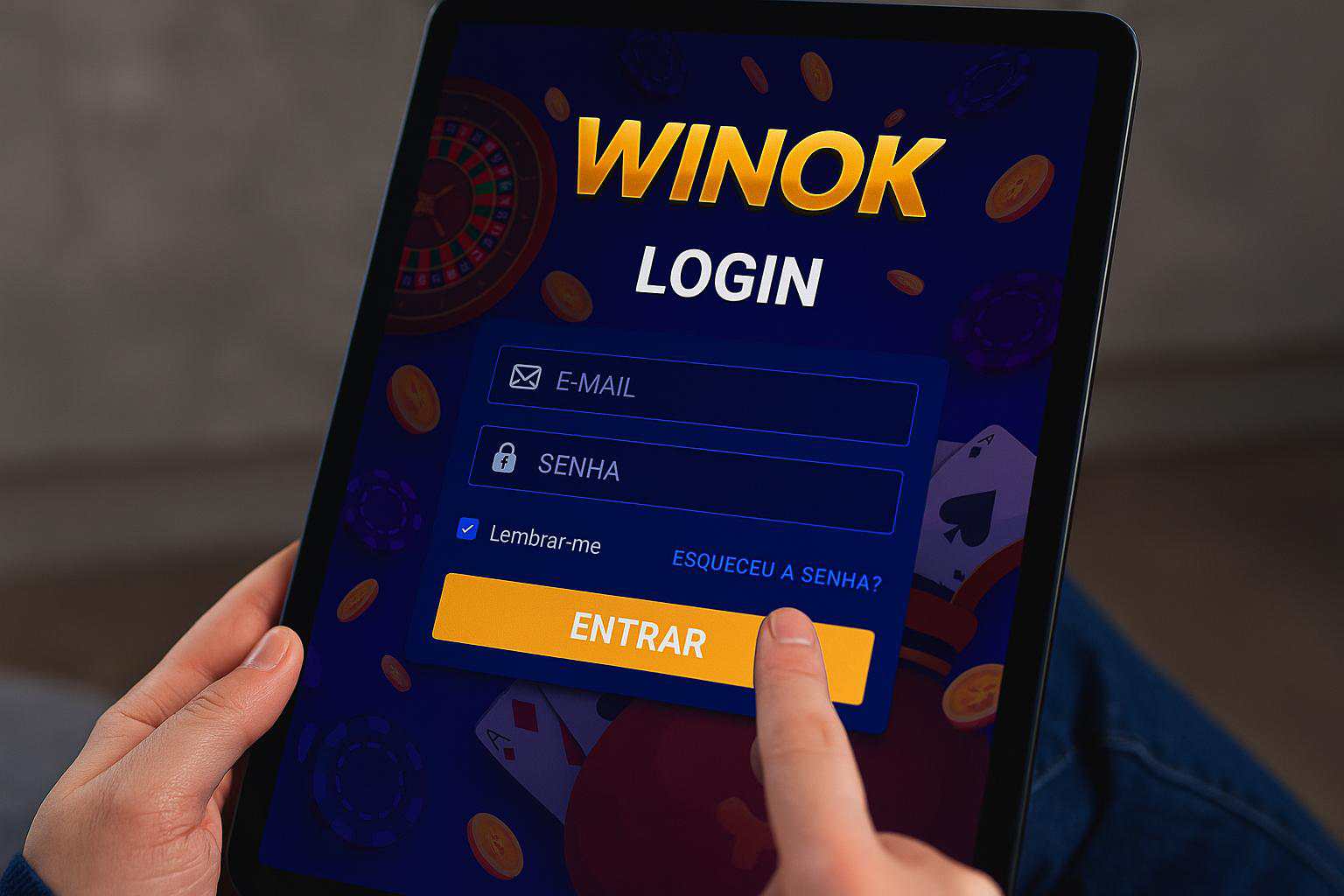 Não Perca tempo, o rRgistro na site WINOK